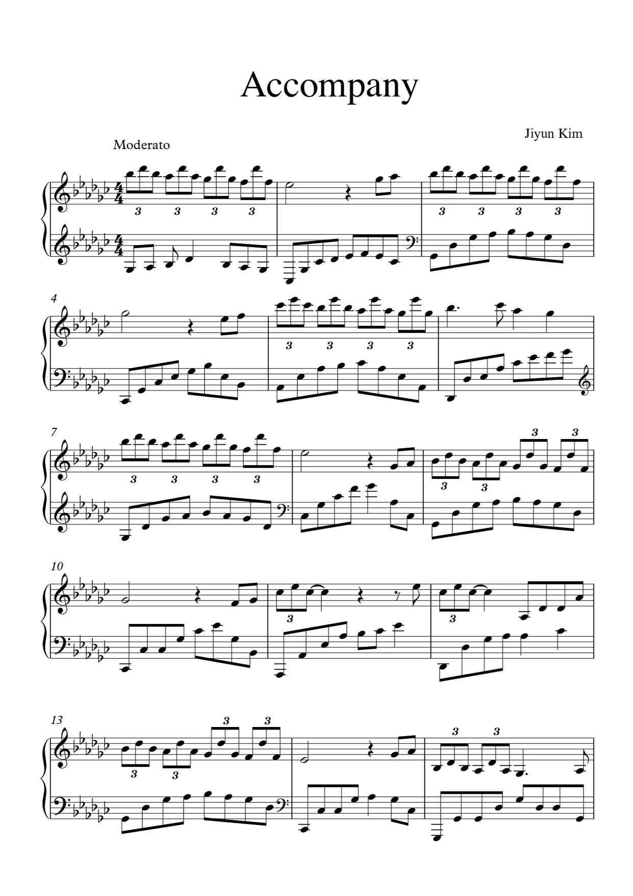 Accompany - Jiyun Kim (Classic/Newage) by Jiyun Kim