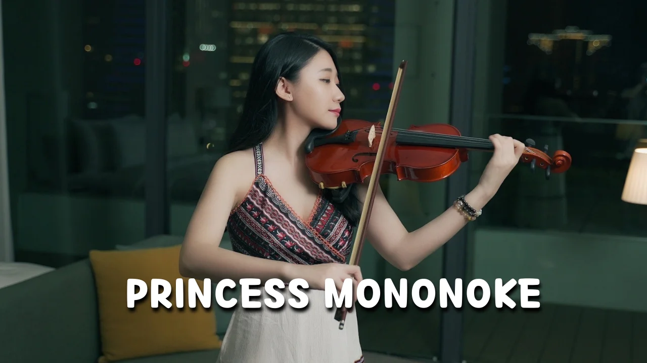 Princess Mononoke - Joe Hisaishi (PrincessMononoke OST Includes Instrumental) by Kathie Violin 黃品舒小提琴