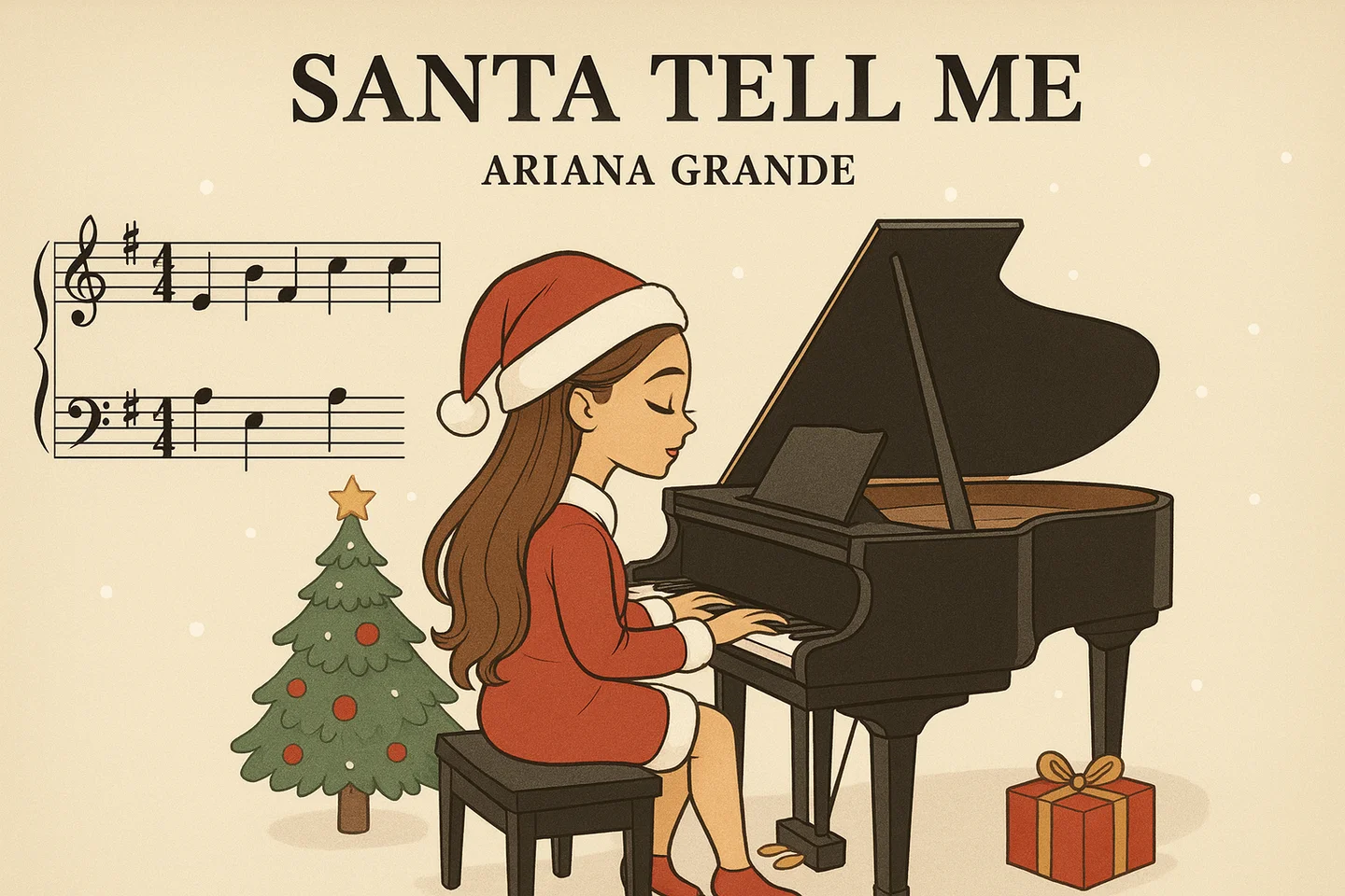 Santa Tell Me - Ariana Grande by BlueMontreux