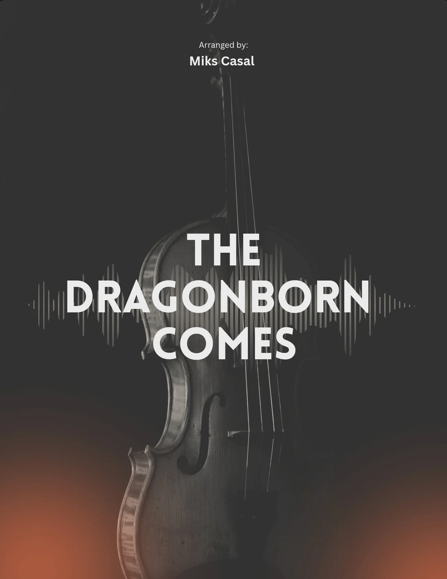 The Dragonborn Comes (From "The Elder Scrolls V: Skyrim") | Violin Sheet Music - Jeremy Soule by Miks Casal