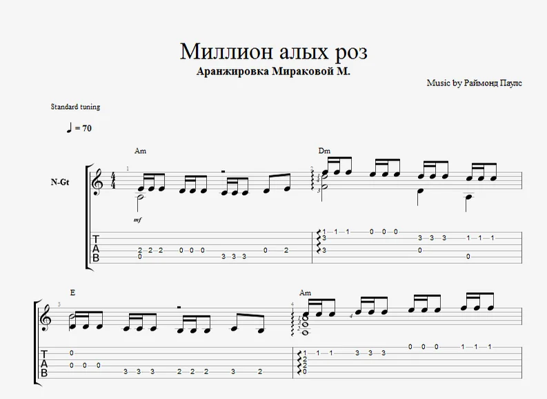 Million Scarlet Roses - Alla Pugacheva by Marina Mirakova