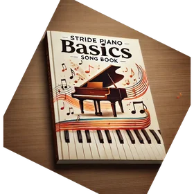  Jazz Piano "Stride Piano Basics" Song Book