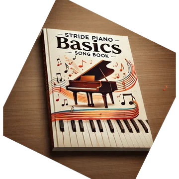  Jazz Piano "Stride Piano Basics" Song Book