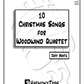 10 Christmas Songs for Woodwind Quartet: 2nd Ed.