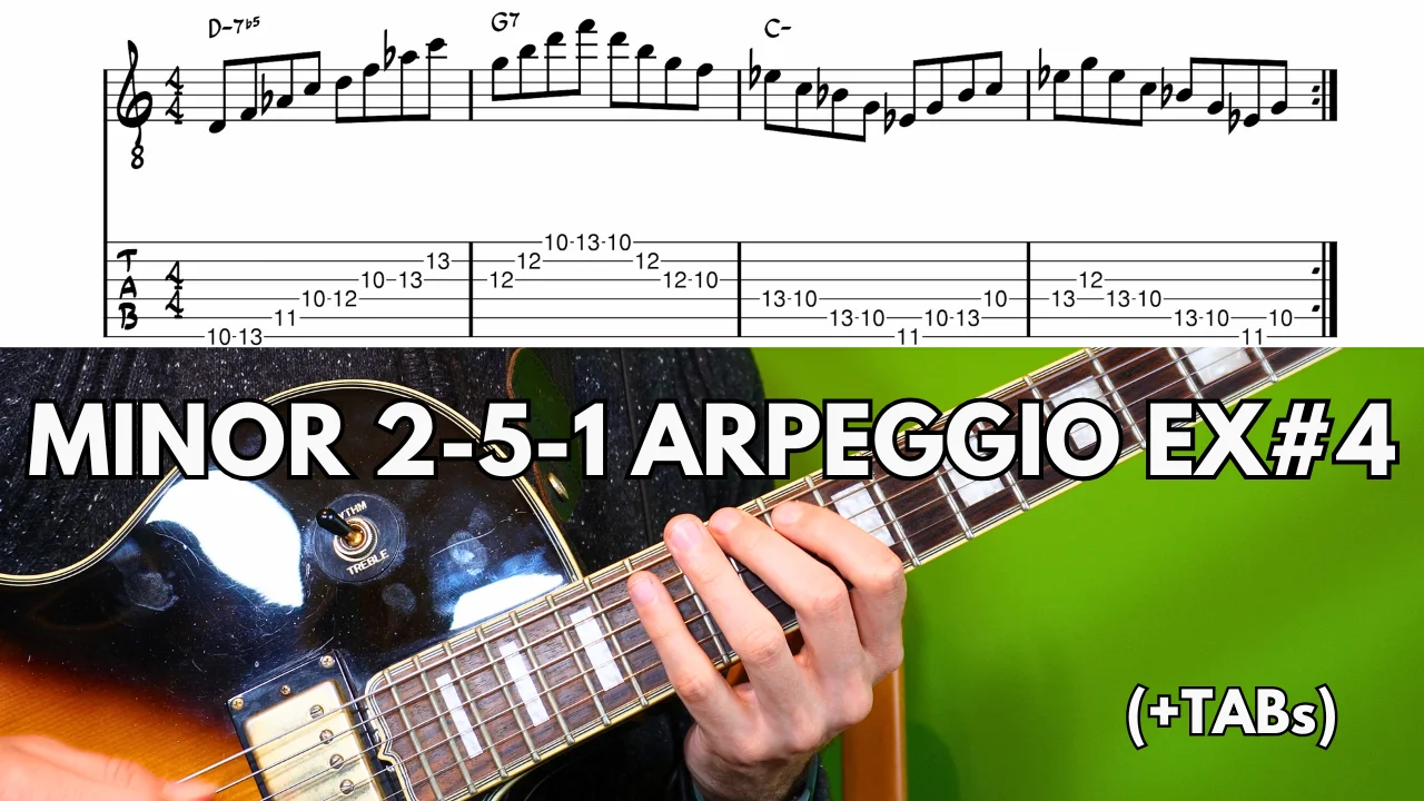 Minor 2 5 1 Arpeggio Exercise: Melodic Connections Ex.4 - Federico Bertolasi by Federico Bertolasi