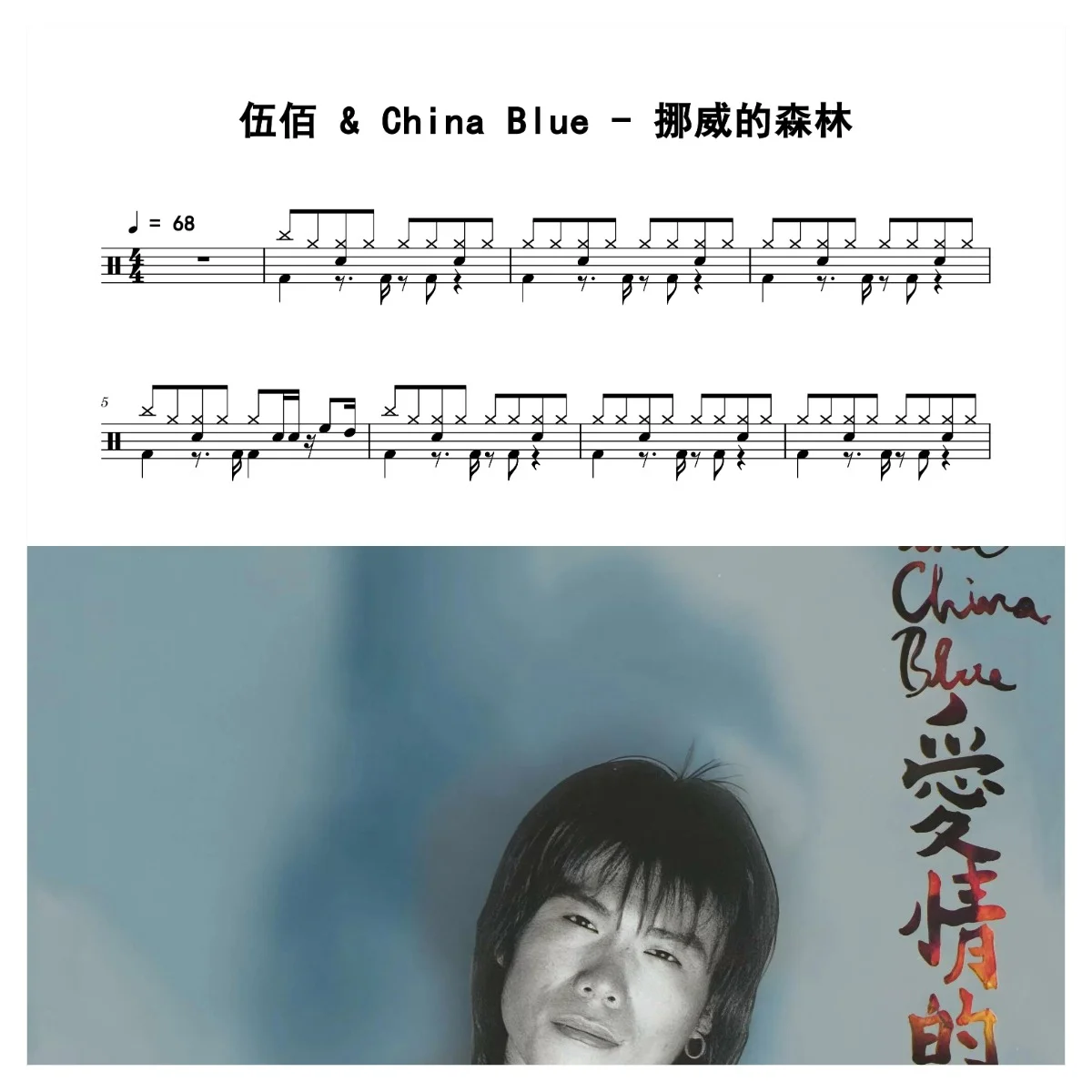 挪威的森林 - 伍佰 &amp; China Blue by 老虎不说谎