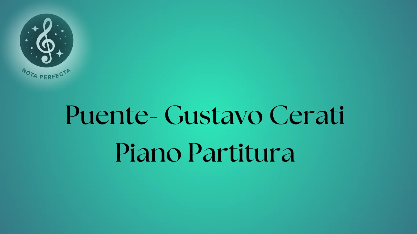 Puente - Gustavo Cerati (Piano) by Rebeca Benítez
