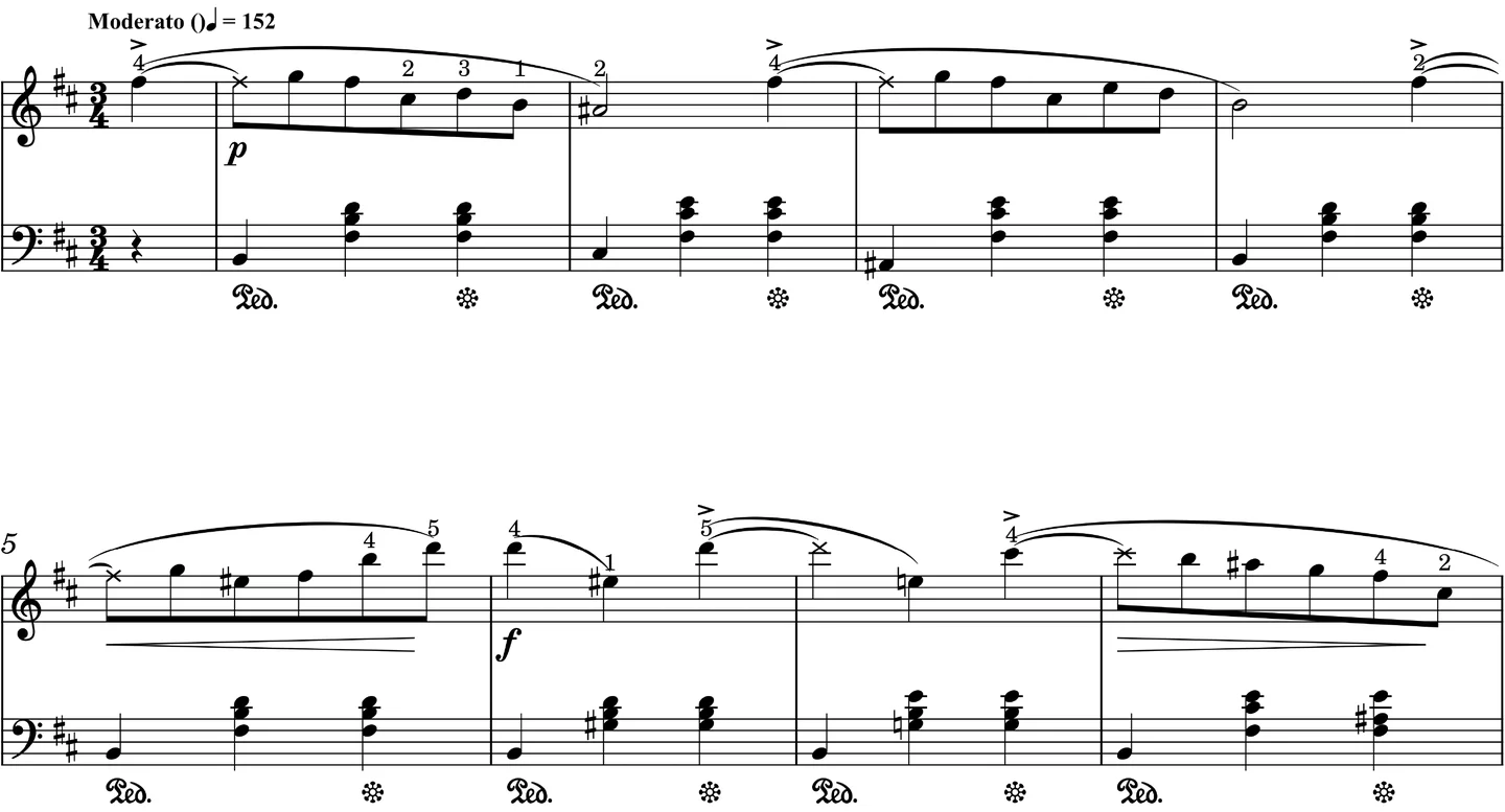 왈츠 10번, waltz op.69 no.2 원곡풀버전 - 쇼팽 (choopin) (일반악보) by 3분피아노