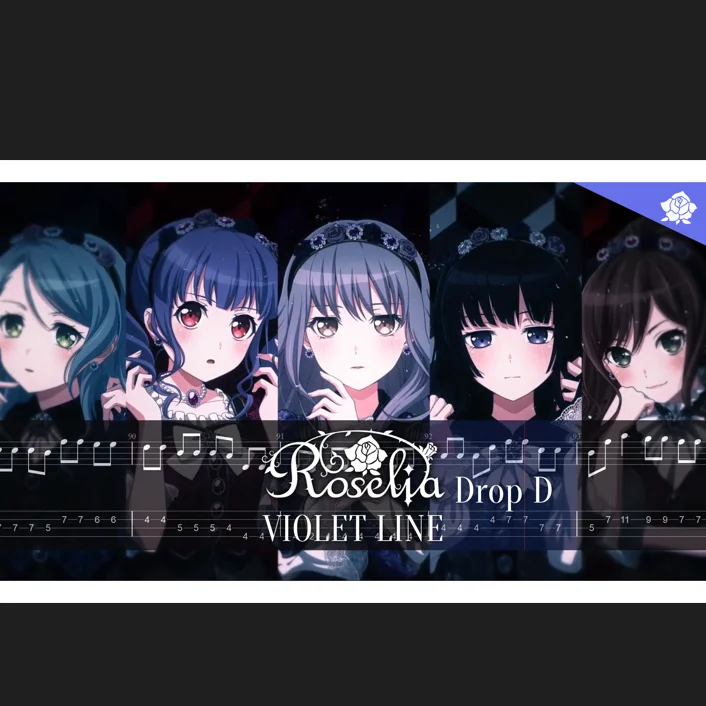 VIOLET LINE - Roselia (short ver.) by Yukishioko