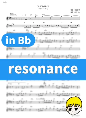 resonance - T.M.Revolution (Soul Eater / in Bb) by muta-sax