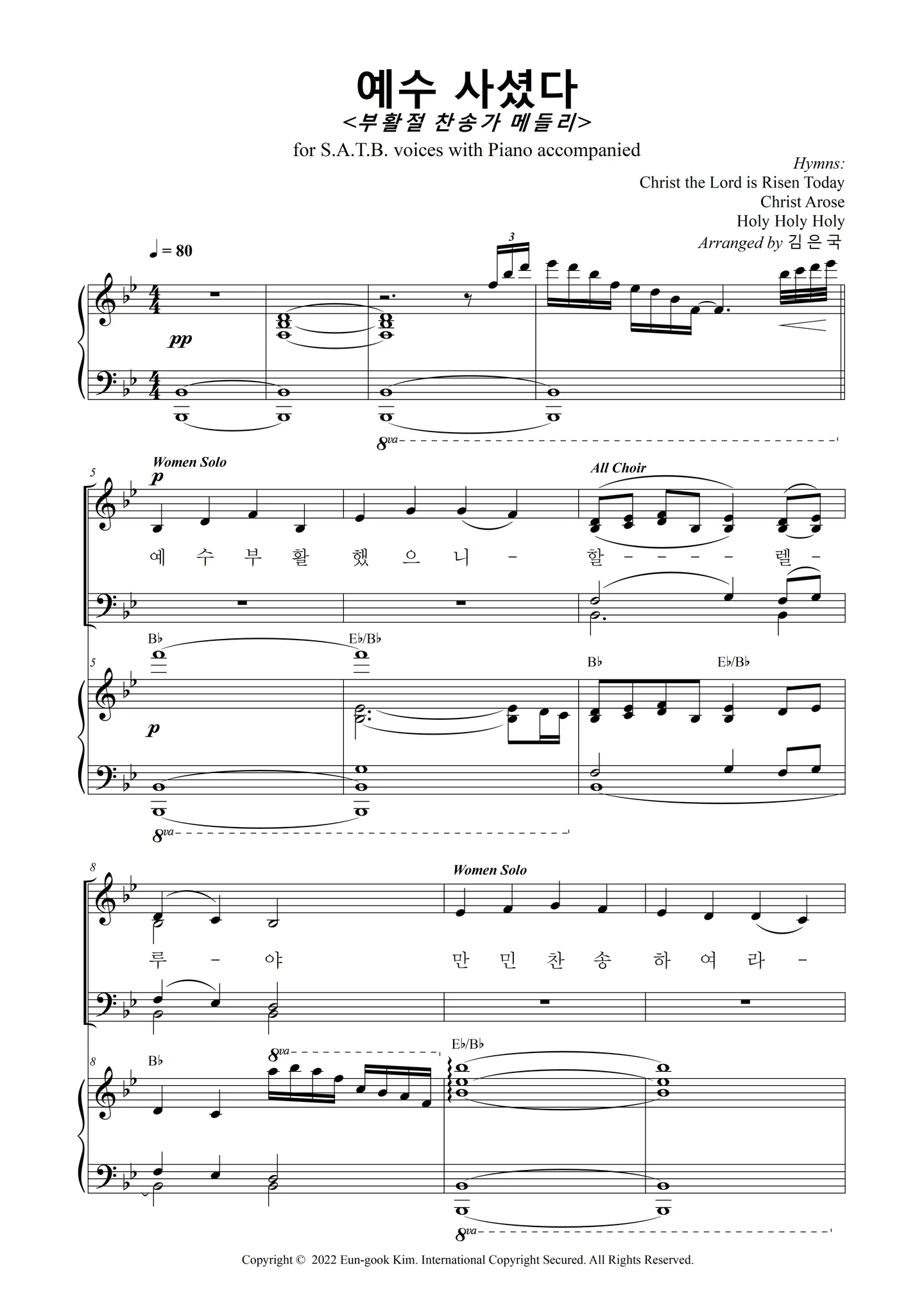 Jesus is Risen - Hymns Medley (SATB Choir) by Grace Music