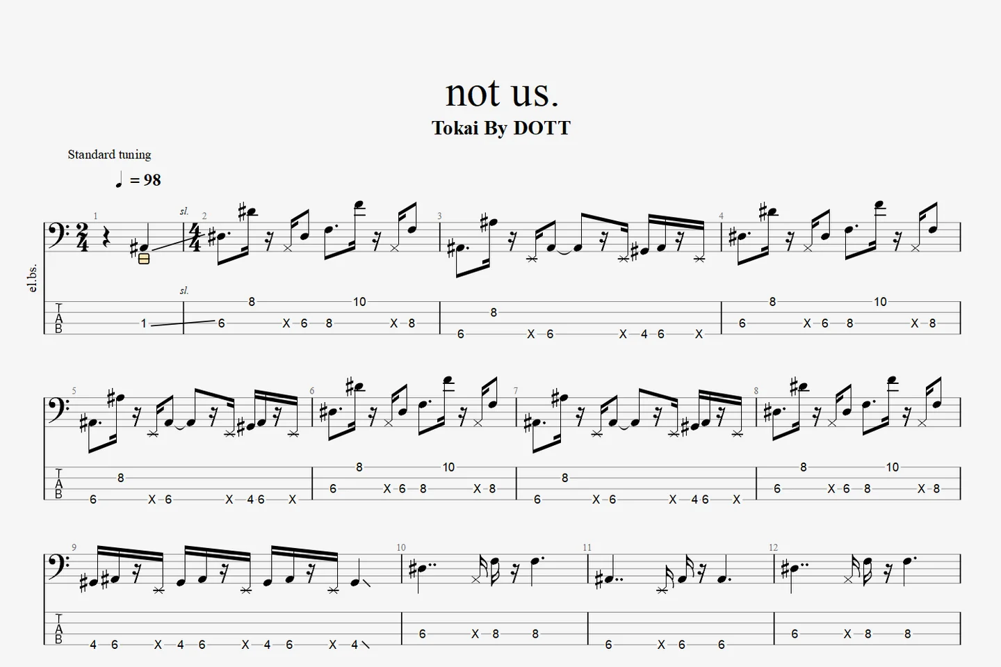 not us. - Tokai by DOTT