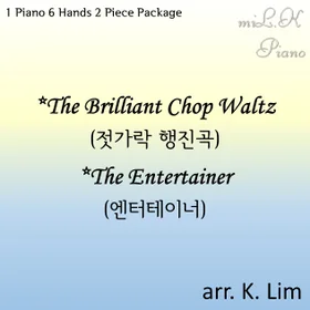 1 Piano 6 Hands 2-Piece Package