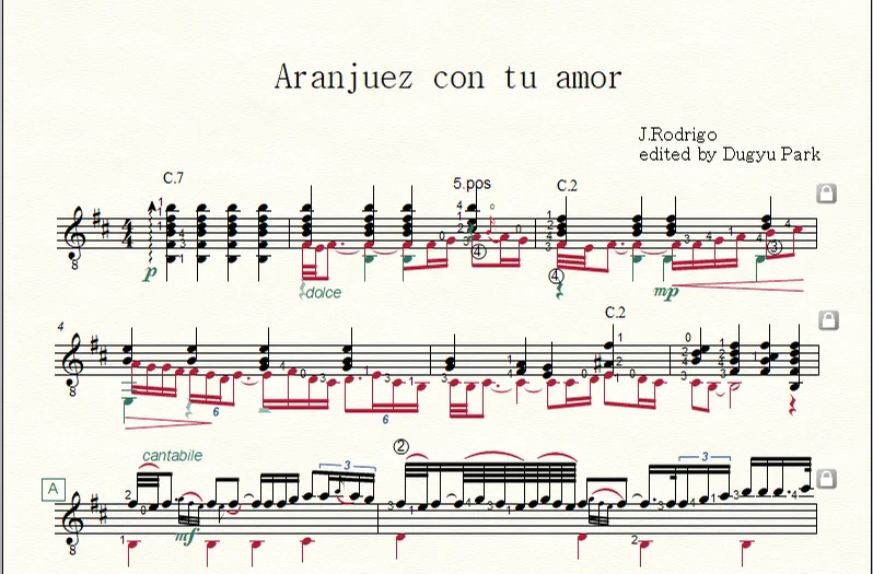 classical guitar / Aranjuez con tu amor - Joaquin Rodrigo by dugyu park