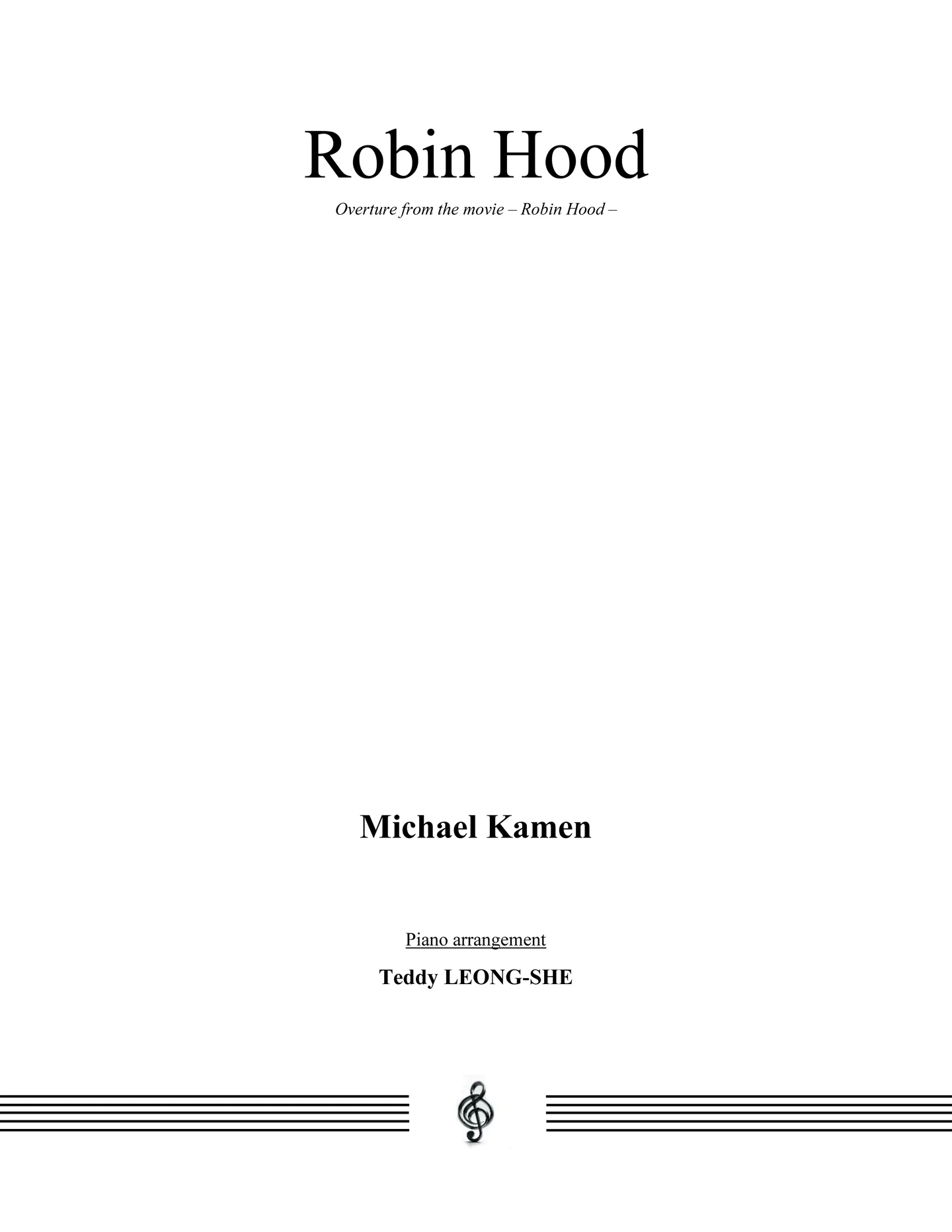 Robin Hood - Michael Kamen by Teddy LEONG-SHE
