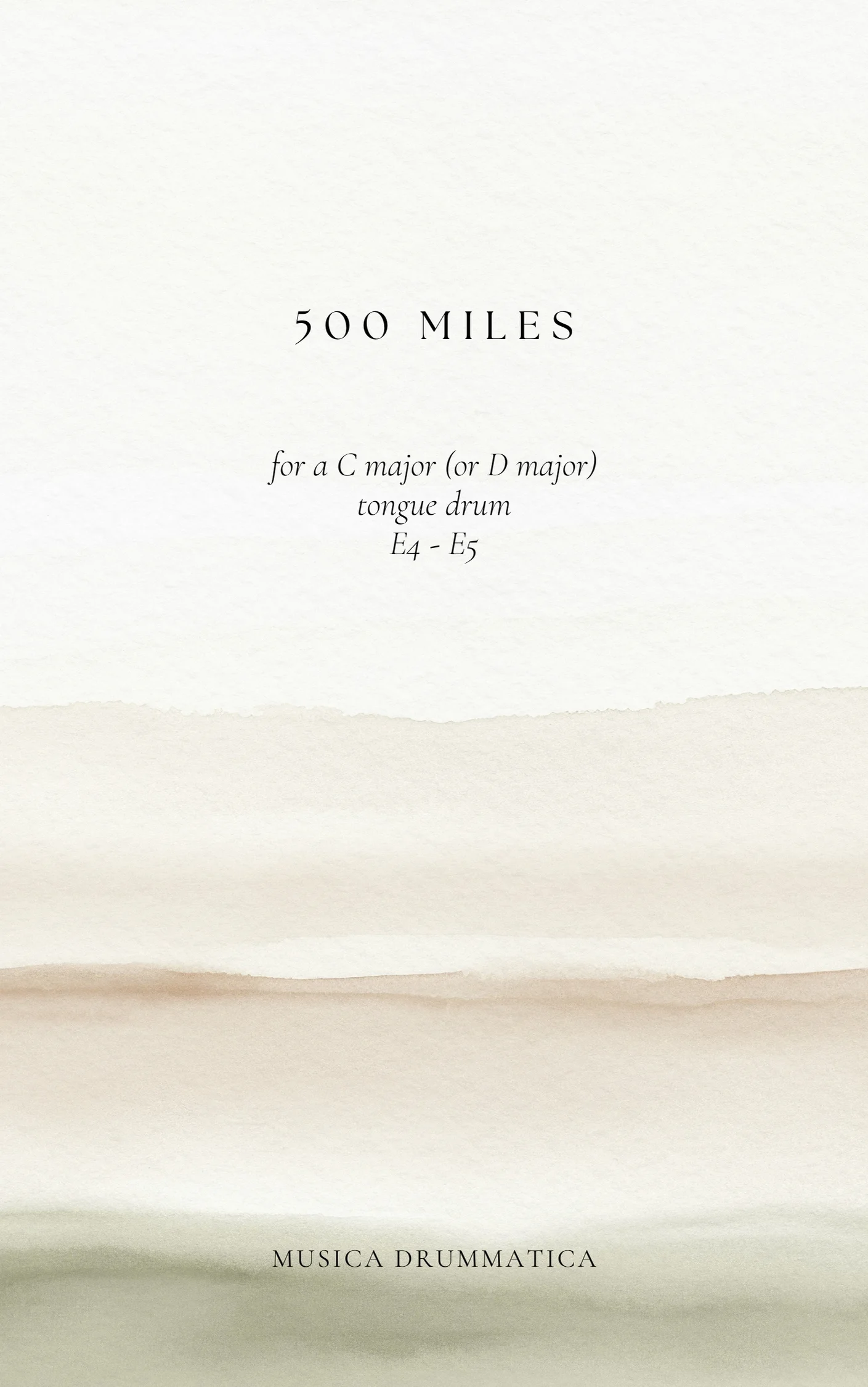 500 Miles - Peter Paul & Mary by Musica Drummatica