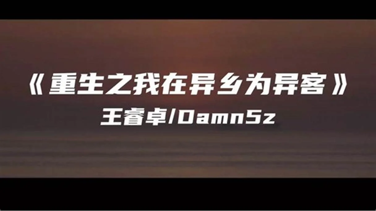 《重生之我在异乡为异客》王睿卓钢琴版钢琴曲五线谱简谱 - 王睿卓 by 王睿卓