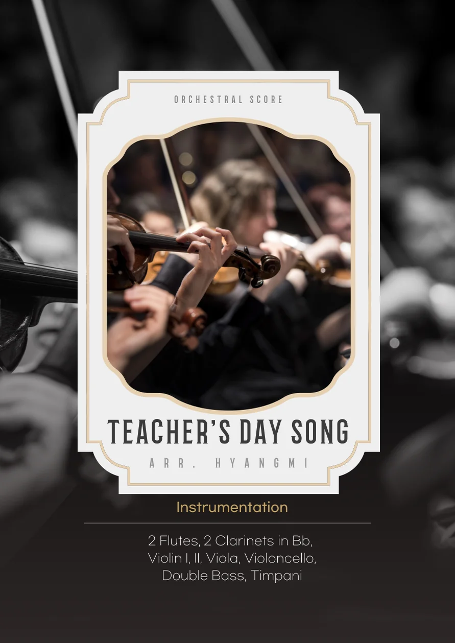 Teacher's Day Song (Orchestra) - Gilsang Kwon by Hyangmi