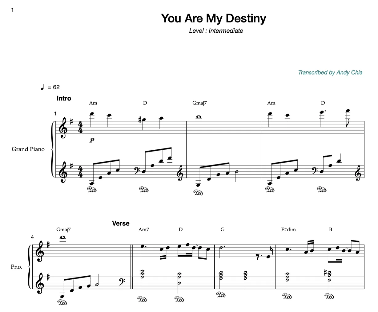You Are My Destiny - Lyn by Andy Chia