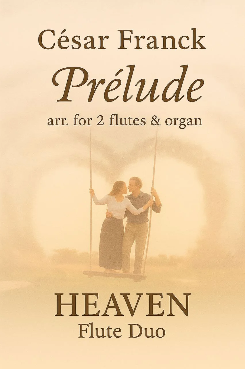 Prélude - HEAVEN Flute Duo (This prelude, originally written for organ, finds a new life in our arrangement for flute duet and organ.) by César Franck