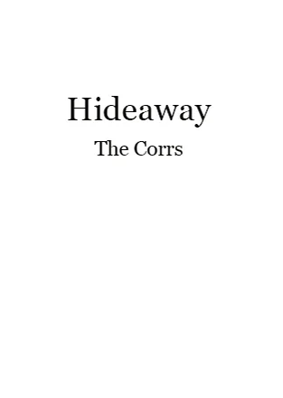 Hideaway - The Corrs (Two guitars) by Guillermo Checa Daimiel