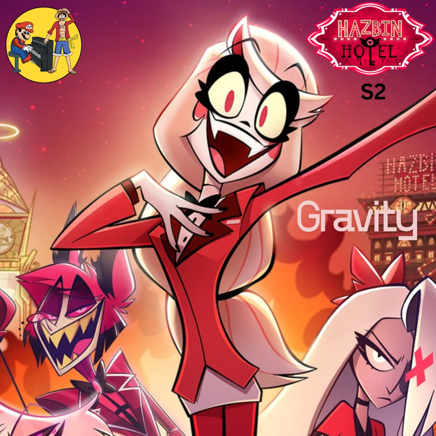 Gravity (from "Hazbin Hotel" Season 2) - Sam Haft by Anime Arcade Piano