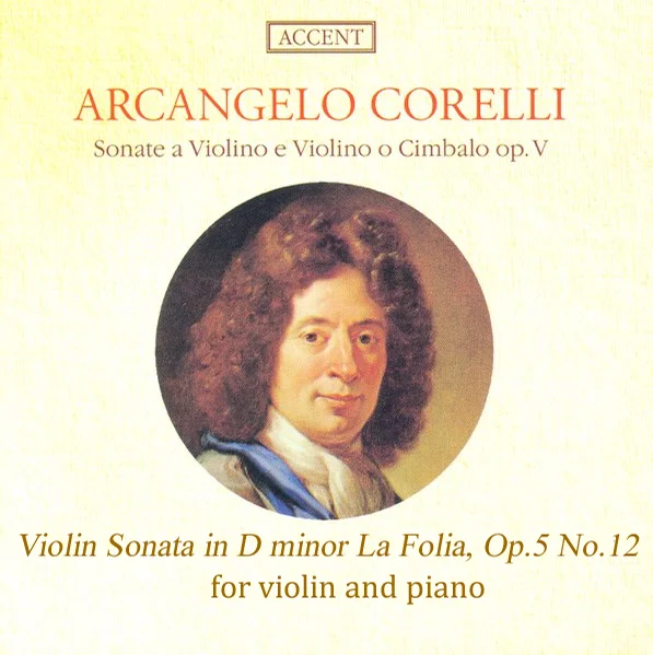 Violin Sonata in D minor La Folia, Op.5 No.12 - Arcangelo Corelli (for violin and piano Original - Arr.by Ferdinand David Score and Parts) by poon