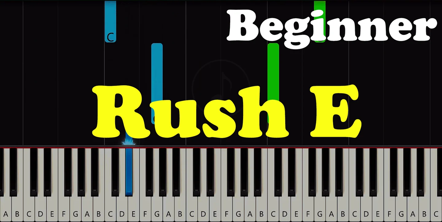 Rush E - Sheet Music Boss (Piano) by Ptt's Note