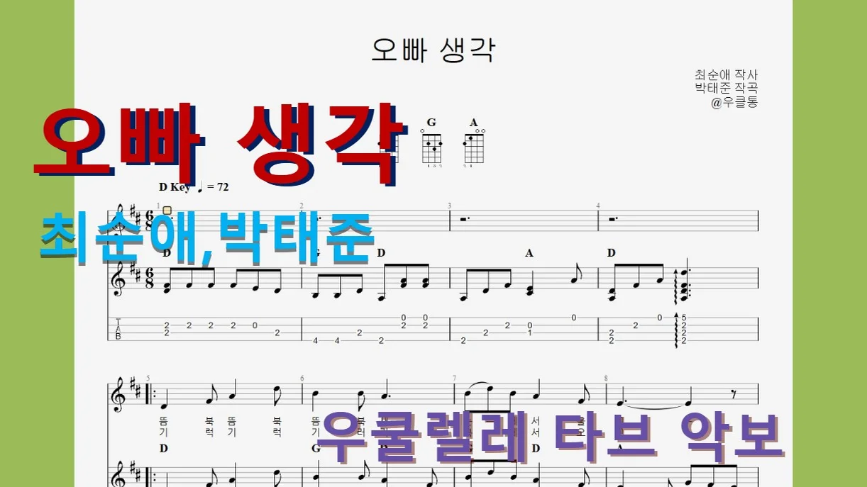 O PA SAING GAG (Ukulele) by 우클통