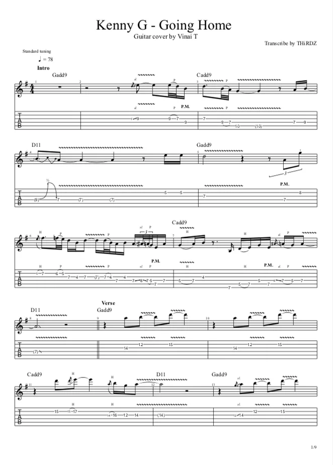 Kenny G Going Home by Vinai T - 肯尼吉 by Walter Afanasieff