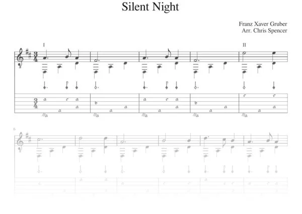 Silent Night - Franz Xaver Gruber by Chris Spencer