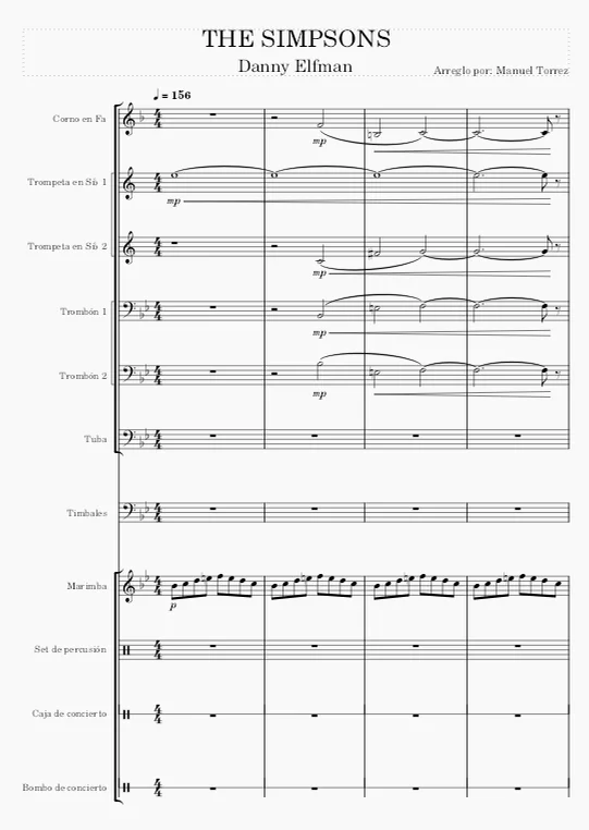 The Simpsons - Danny Elfman by Manuel Torrez
