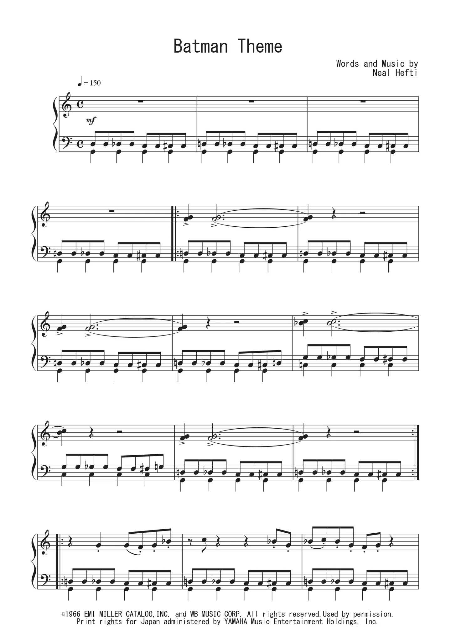 Batman Theme - TVシリーズ『バットマン』OP by Peony
