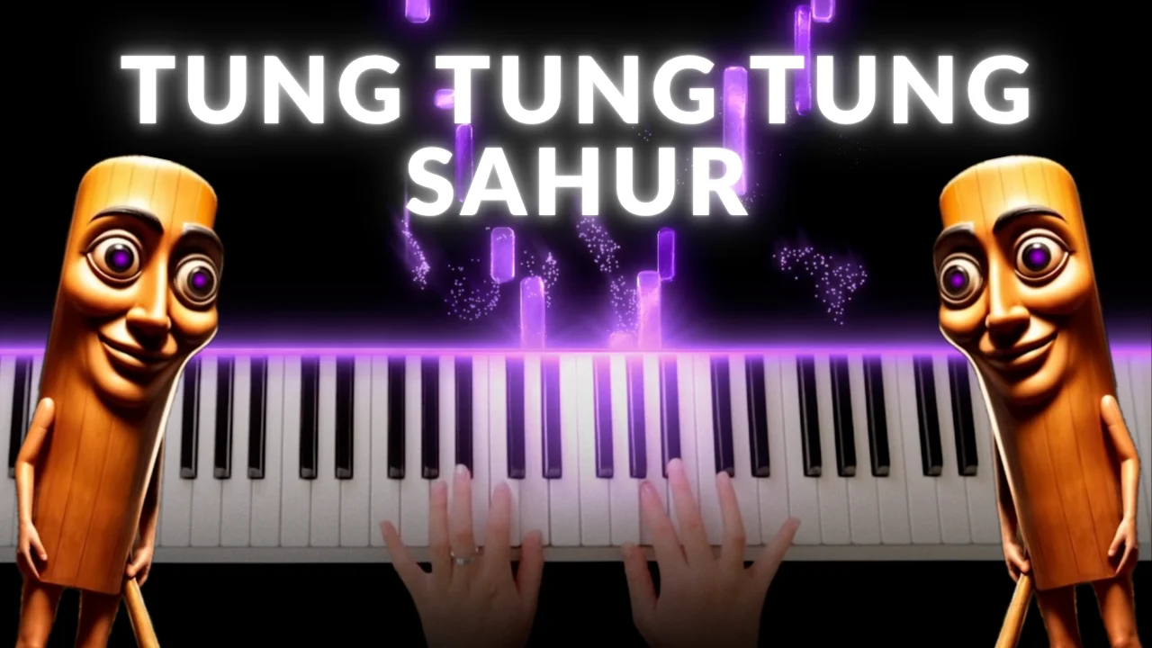 Tung Tung Tung Sahur - Midi Blosso (The Sound of Your Fear) by Kym Bach Piano Studio