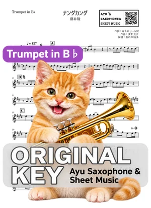 Nanda Kanda - Takashi Fujii (trumpet / in B♭) by Ayu Saxophone & Sheet Music