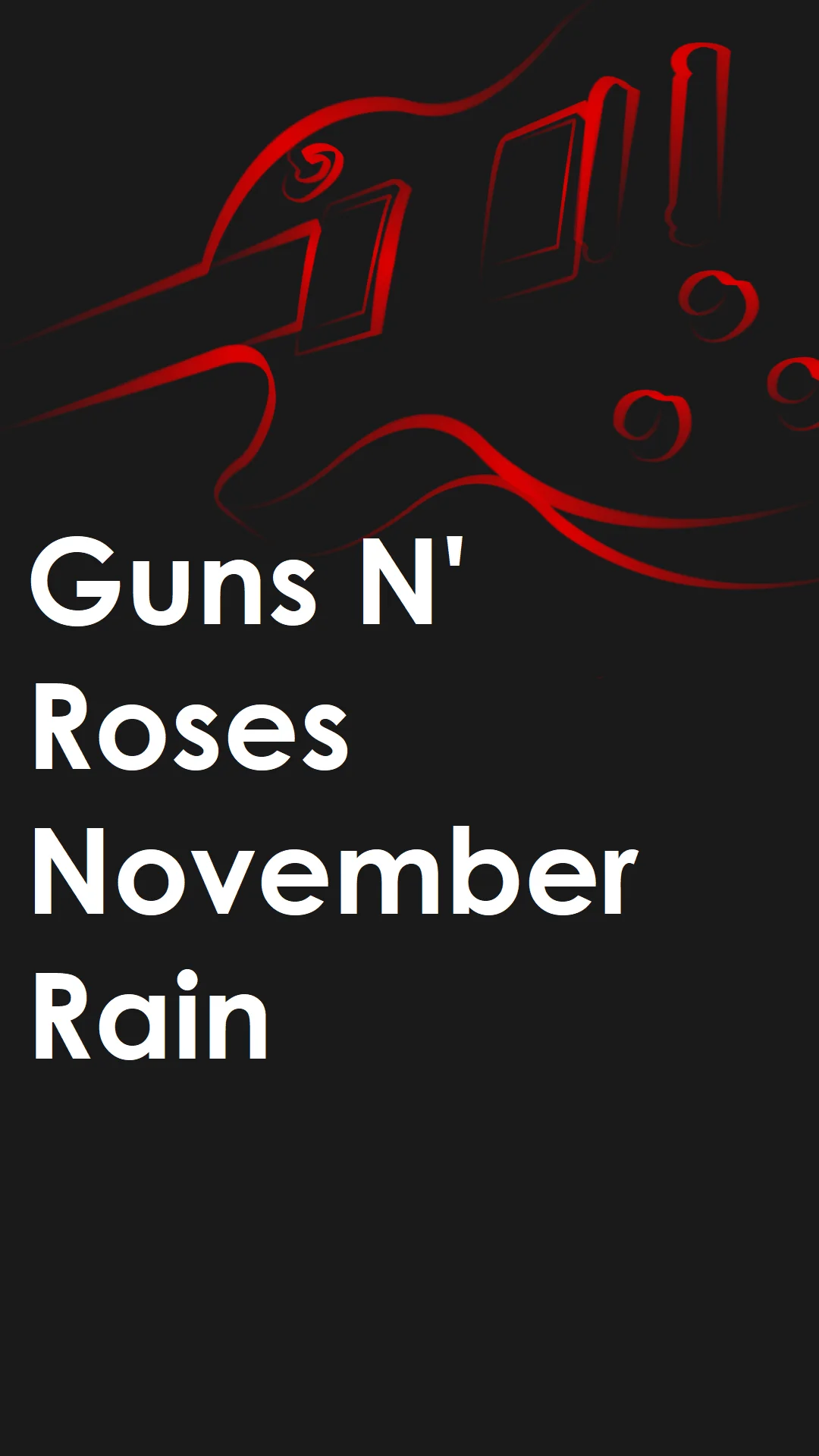 November Rain - Guns N' Roses by Mario Serrato