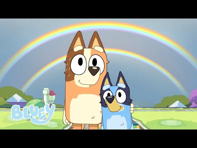 Bluey Theme Song - Rain (Beginners, Lyrics) by Bluey and Jazz D'Arcy