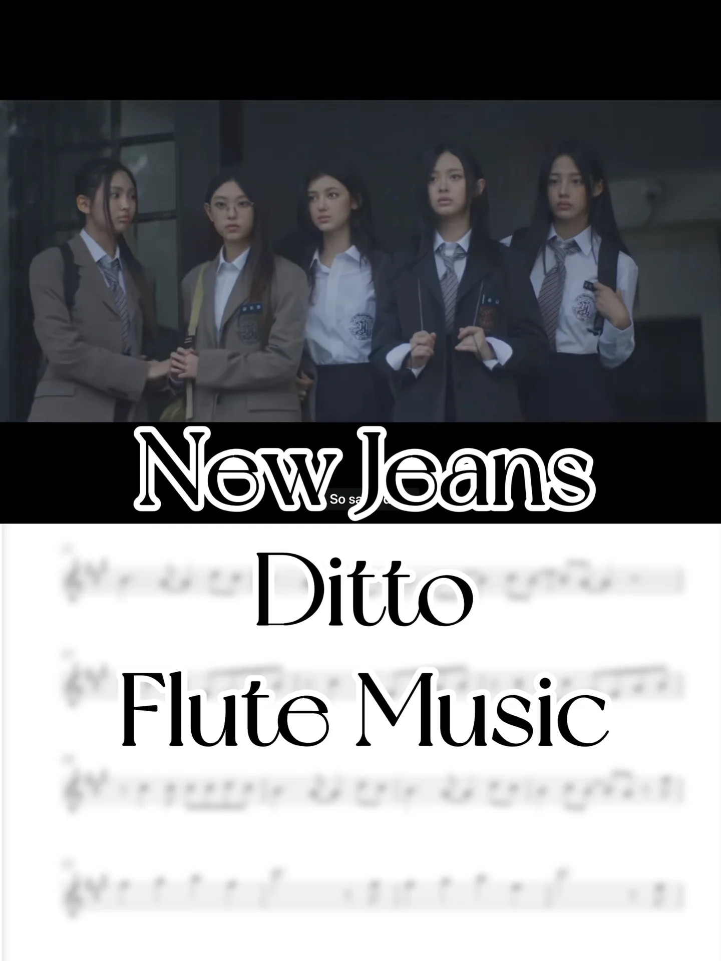 【KPOP】Ditto - New Jeans by Amelie Flute