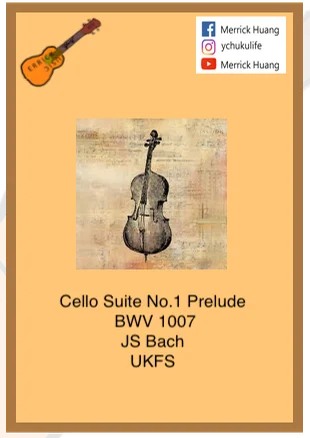 Cello Suite No.1 Prelude BWV 1007 - JS Bach by Merrick