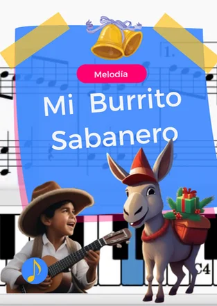 Villancico Mi Burrito Sabanero by Rosalinda Colella