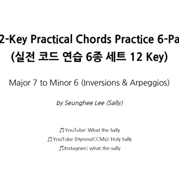 12-Key Practical Chords Practice 6-Pack