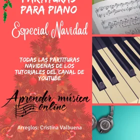 Partituras para piano Especial Navidad