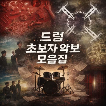 한 달 만에 마스터하는 초보 필수 드럼 곡 5선