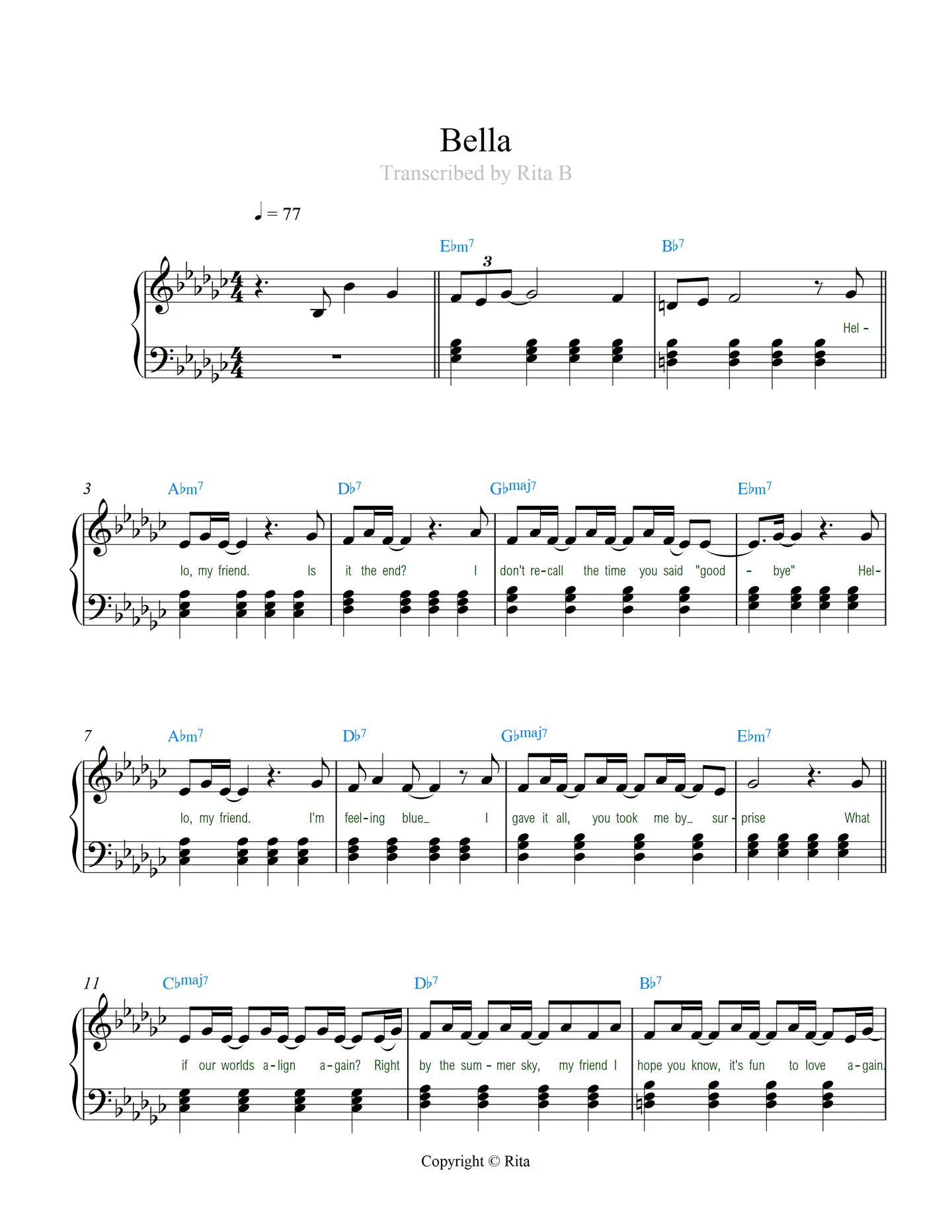 Bella - AIDAN (2 pdfs) by Rita B