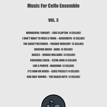 BEST MUSIC FOR CELLO ENSEMBLE VOL.3