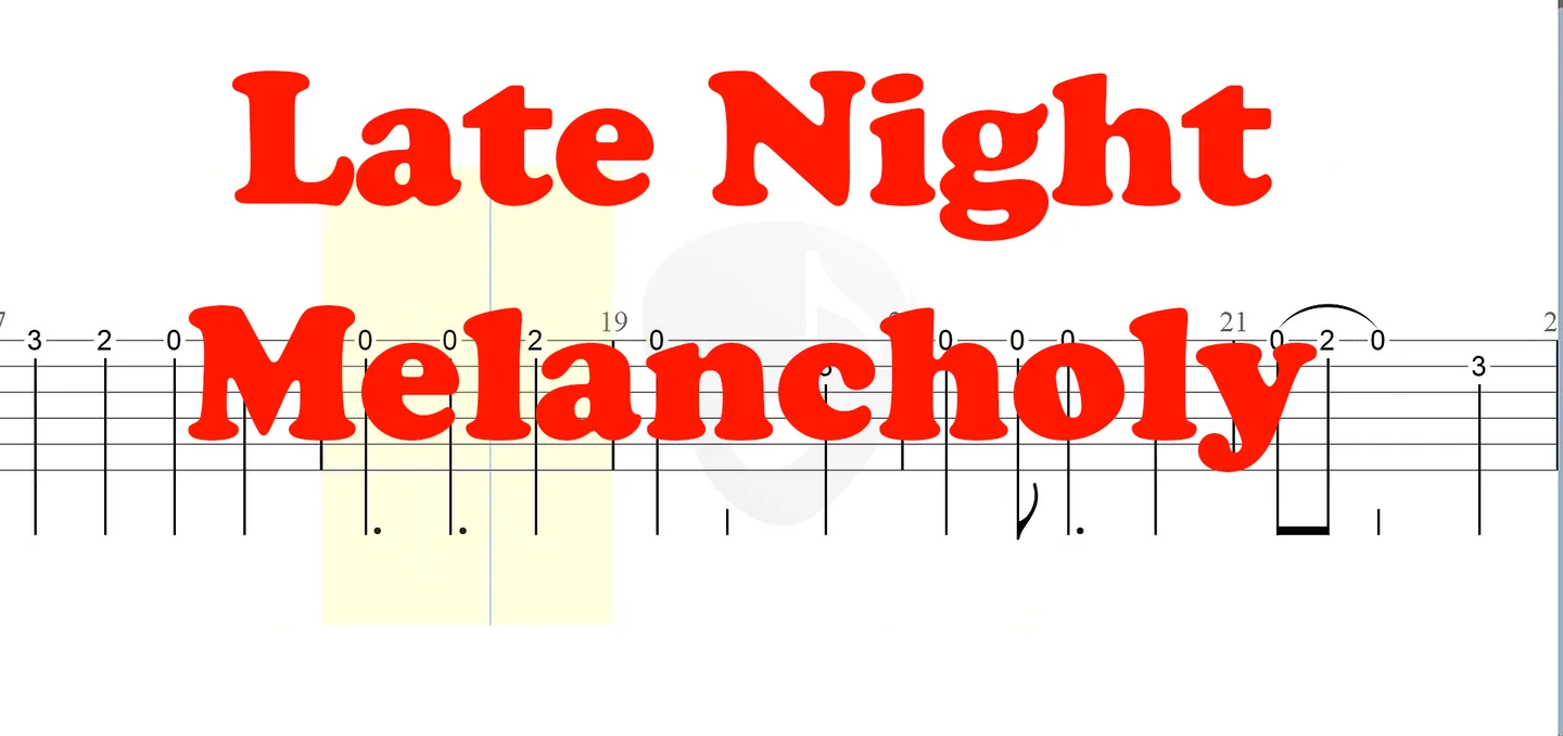 Late Night Melancholy - Rude Boy & White Cherry (Guitar) by Instrument T