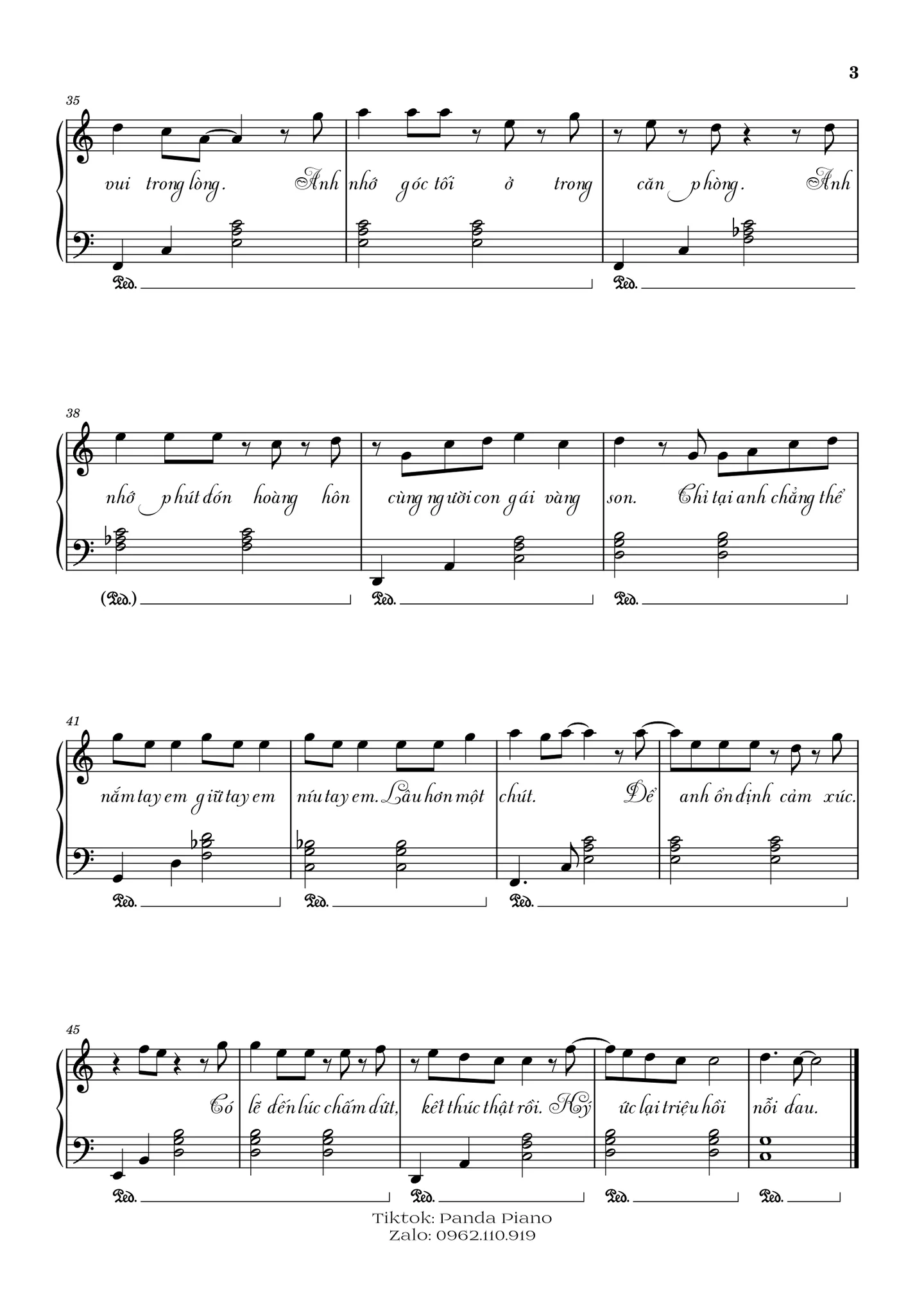 Hào quang - Rhyder, Dương Domic, Pháp Kiều by Panda Piano - Page 3