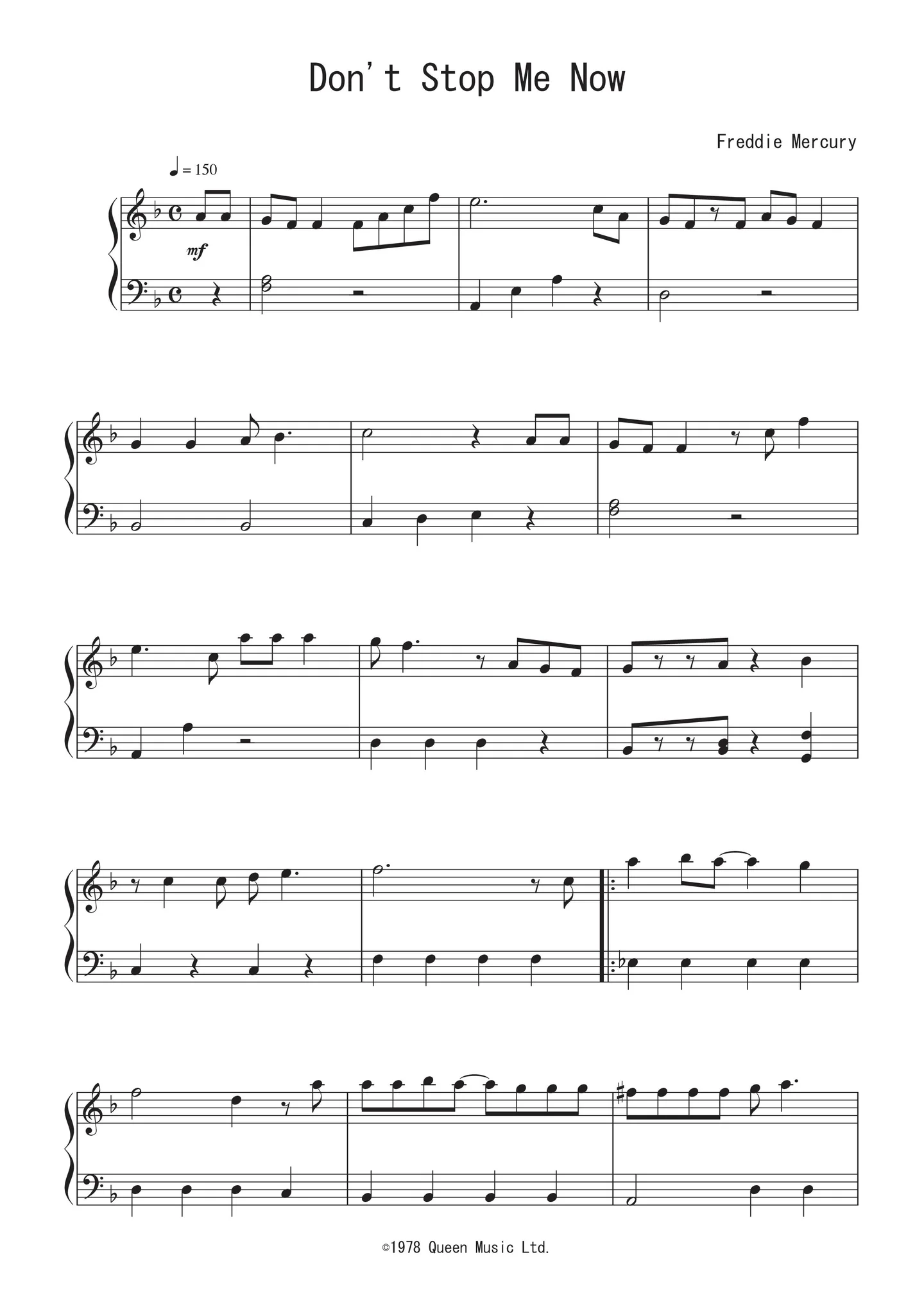 Don't Stop Me Now - クイーン by Peony