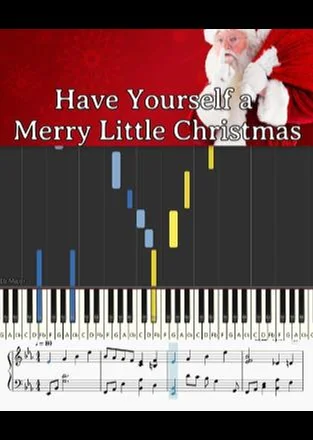 Have Yourself A Merry Little Christmas - Hugh Martin, Frank Sinatra (Stylish Christmas Piano Sheet Music for Adults (Intermediate Level)) by op.R