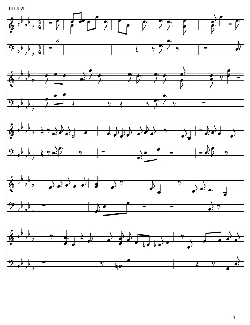 I Believe - The King's Affection OST (Piano Cover by Ivena Trixie) by An Da eun